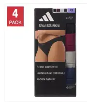 adidas Ladies’ Seamless Bikini, 4-pack - MULTICOLOR (Select Size: S M L