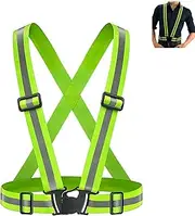 AONAT Reflective Vest Reflective Safety Vest Adjustable Safety Vest Lightweight High Visibility for Running / Bicycle / Motorcycle / Running Reflective for Adults Children