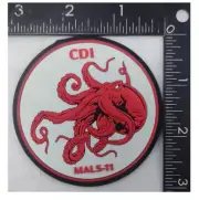 MARINE CORPS MALS-11 DEVILFISH CDI PVC HOOK & LOOP PATCH