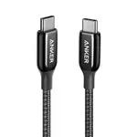 ANKER POWELINE+III USB-C TO USB-C編織線0.9M(黑灰) A8862H11