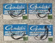4 Packs Gamakatsu Offset Shank LP Barbless Worm Hooks 76415 Size 5/0