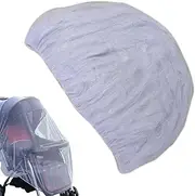 Mesh Net for Stroller,Fly Barrier Breathable Strollers Mesh Net - Elastic Baby Crib Netting Cover for Cradles Portable Protection for Family Lovers Adults