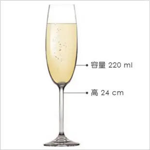 【TESCOMA】晶透香檳杯 220ml(調酒杯 雞尾酒杯)