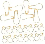 Angoily 200Pcs Metal Gourd Safety Pins for Clothing Knitting Crafting Lightweight Portable Marking Pins for DIY Projects Color Coding and Button Attachment
