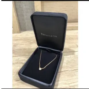 Tiffany&co  18k玫瑰金鑽石項鍊