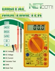Digital Voltmeter Ohmmeter Ammeter Multimeter Tester Meter Volt AC DC