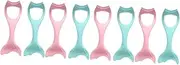 minkissy 4sets Makeup Women's Silicone Eyeliner Tools Reusable Non-smudge Eyeliner Stencil for Eye Make up 2pcs*4