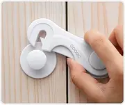 Cabinet Locks - Adoric Life Child Safety Locks 4 Pack - Baby Safety Cabinet Locks - Baby Proofing Cabinet Kitchen System with Strong Adhesive Tape