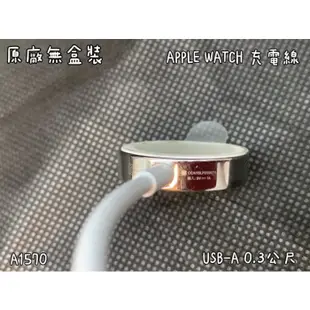 ☆【蘋果 原廠 Apple Watch 磁性快速充電器對 USB-A 連接線 0.3 公尺】對 USB A1570