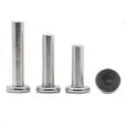 5Pcs Aluminum Solid Rivets Knock Flat Head Rivets GB109 M8