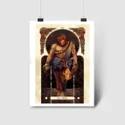 Akuma Gouki Street Fighting Tarot Card Poster Arcade Game | High Quality Prints