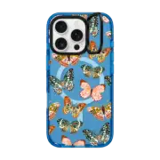 iPhone 16 Pro Impact Ring Stand Case MagSafe Compatible Spring Butterflies