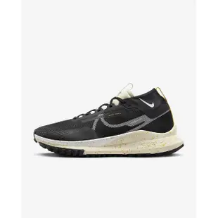 【NIKE 耐吉】慢跑鞋 運動鞋 NIKE REACT PEGASUS TRAIL 4 GTX 男鞋 黑(DJ7926005)