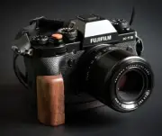 Handmade Walnut Wooden Wood Hand Grip Handle L Pate fr Fujifilm X-T3 XT3 Camera