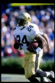 Running back Alvin Duke Vanderbilt Commodores runs with the ball Old Photo