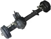 Motorbike Bearing Three-Wheel Four-Wheel Motorcycle Accessories Rear Axle Kart ATV Differential Rear Axle Shaft Drive Drum Brake Motorbike Front Back Rear Wheel Axle