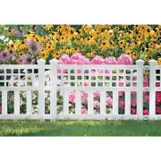 Suncast 20 1/2 In. H x 24 In. L Resin Decorative Border Fence GVF24 Pack of 10