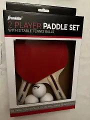 Franklin 2 Player Ping Pong Table Tennis Paddle Set Complete New in Box