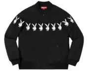 Brand New- Supreme Playboy Crew Full Zip Bomber Jacket SS19 Line Mens (Size M)