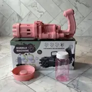 Bubble Machine for Toddlers and Kids, Bubble Blower Automatic Bubble Maker PINK