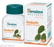4 X 60 Herbal Guduchi / Giloy Immunity Tablets Indian Tinospora Cordifolia