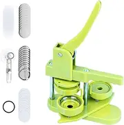 Button Press Machine - Professional Button Maker Pin Press,Rotating Bracket Badge Machine Supplies for Birthday New Year Christmas Easter Events