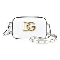 在飛比找Yahoo奇摩購物中心優惠-D&G DOLCE&GABBANA 3.5金字LOGO穿孔背