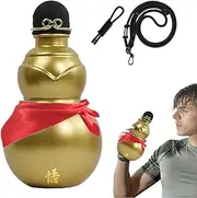 Water Container Bottle - Traditional Drinking Pumpkin for Travel Water | 900ml Hydration Container Bottle, Culture Drink Jug with Large Capacity for
