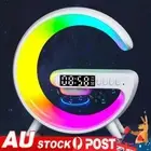 Wireless Charger Stand Bedside Night Light Alarm Clock BT Speaker Digital Clock