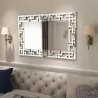 Large Grecian Venetian Mirrors Decorative Wall Accent Mirror Beveled Glass Edge