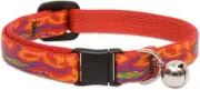 LupinePet Originals 1/2" Go Go Gecko Cat Safety Collar with Bell , 8-12"