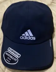 Adidas Aeroready Running Hat Black Superlite UPF 50 Sun Protect Adjust Strap