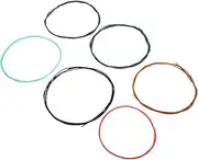 LALADEFIEE Classical Guitar Strings Set 6 Strings Metal Acoustic Guitar Parts Beautiful Colours