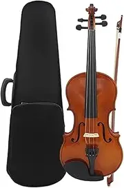 Violin for Beginners Adults Violin set with case, bow, spare strings, rosin, tuner, full size beginner violin starter kit for beginners