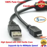 1/2/3/5/10x Premium Micro USB 2.0 Data Cable Sync Type A to B 5 Pin Male Charger