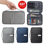 Large Waterproof Passport Card Holder Travel Document Wallet Bag Case New AU