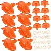 Kisangel 50pcs DIY Duck Beak Accessories Kit Resin Toy Mouth for Plush Handmade Decorations