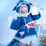 【熱賣】日系COS服裝 可愛古拉COS服HOLOLIVEEN GWARGURA噶嗚古拉鯊魚服COSPLAY服裝女萬聖節服