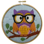 Make It Long Stitch Kit Kids Beginner Owl