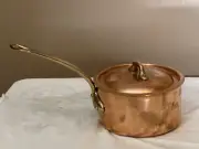 Copper Clad On Stainless Steel Small Sauce Pan.