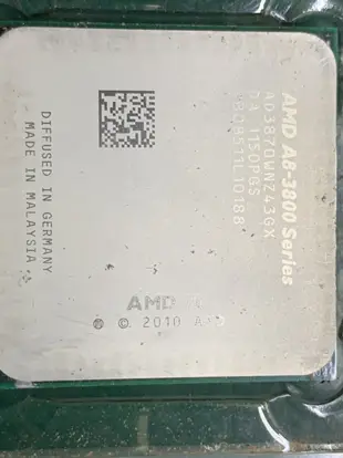 AMD A8-3870 3.0G AD3870WNZ43GX 四核 FM1 正式版 CPU