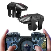 1 Pair Six Finger Operation Mobile Game Trigger Controller Gamepad for Phone
