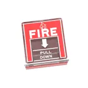 Fire Alarm Pull -Emergency Custom Printed Minifig Scale - Brick City