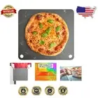 Ultimate 16” Steel Pizza Stone - Unbreakable Baking Surface for Perfect Crusts
