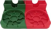 Water Bottle Drying Rack, Silicone Bottle Fast Dryer Rack, Bottle Drying Rack for Water Bottles, Trumbles, Mug (Green and Red)
