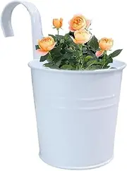 Balcony Planter | Reusable Flower Planter with Detachable Hooks - Sturdy Garden Supplies, Home Decoration for Railing, Fence, Balcony