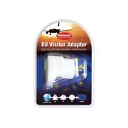 Hahnel EU High Current Visitor Travel Adapter 2 and 3 Pole Wall Plug CHLEUHCAD