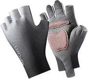 [Generic] Kids Bike Gloves - 2-Piece Kids Half Finger Gloves - Non-Slip Workout Mitts, Fingerless Skateboard Mittens for Gymnastics Training