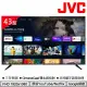 【免運費】JVC 43吋 Google認證 FHD 連網 智慧藍芽語音助理搖控器 液晶 電視/顯示器 43M