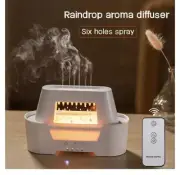 Raindrop Ultrasonic Air Humidifier & Essential Oil Diffuser with LED Lights